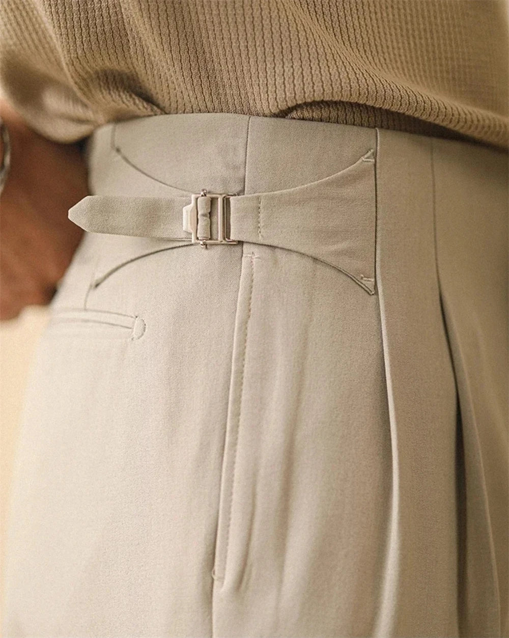 Napoli Gurkha Pleated Trousers