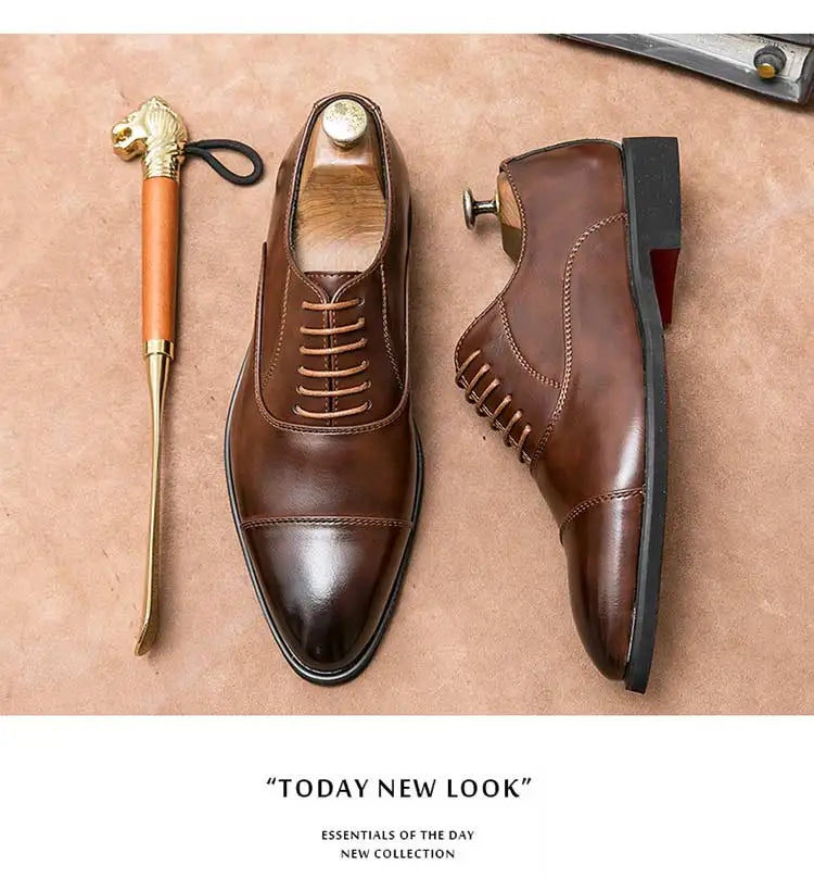 Cardinale Red Sole Oxfords