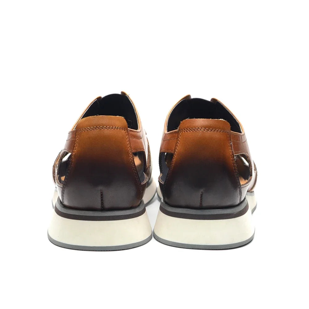 Marcello Fisherman Leather Sandals