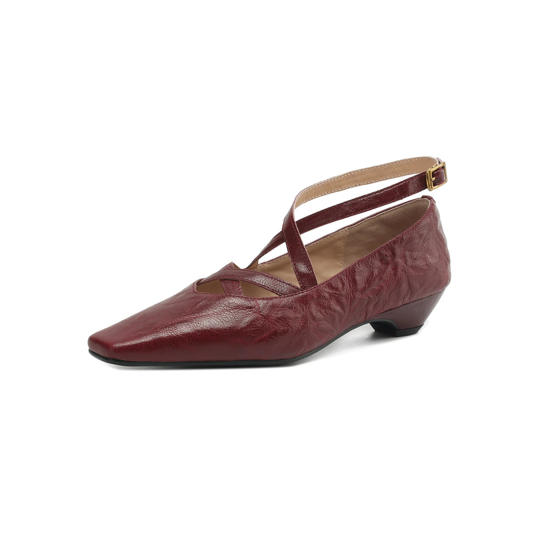 Lucera Leather Flats