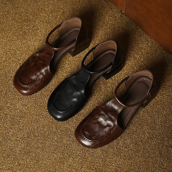 Minerva Leather Sandals