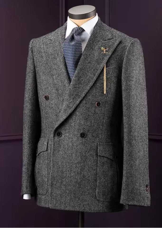 Prescott Herringbone Blazer