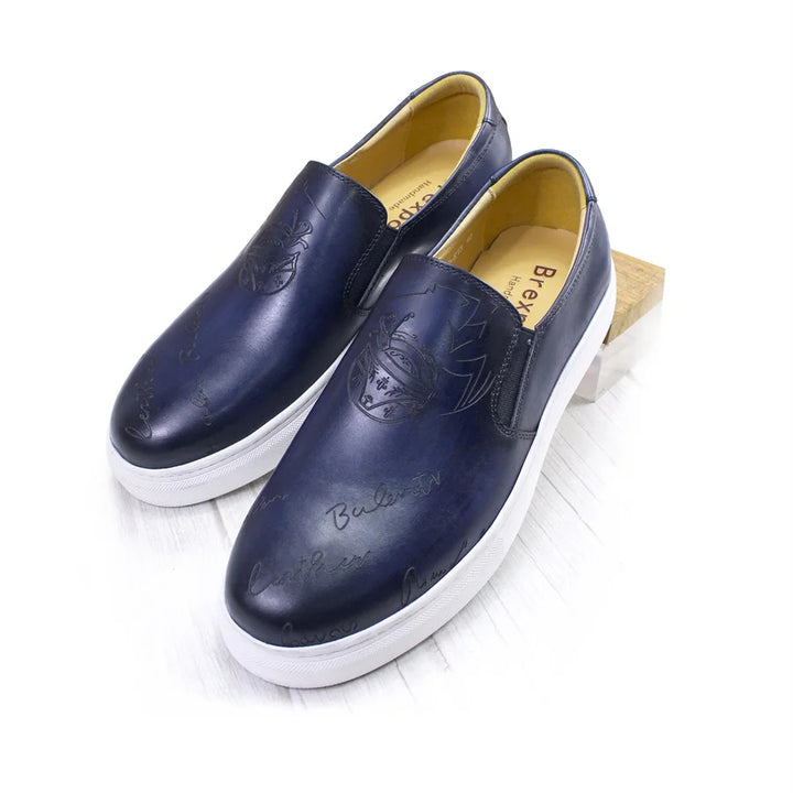Berluti Scritto Slip-On Sneakers