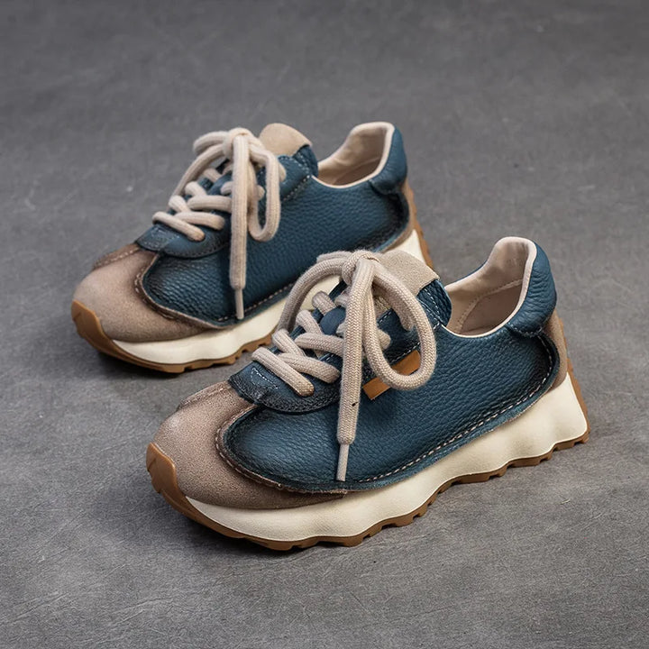 Tamsin Retro Leather Sneakers