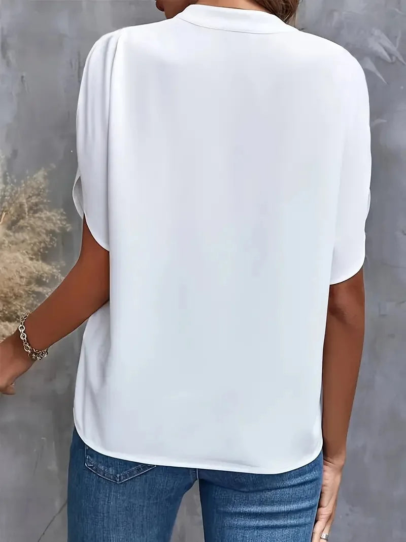 Brezza V-Neck Dolman Blouse