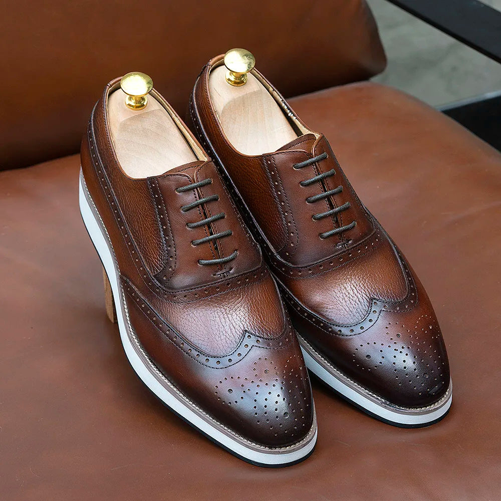 Borghese Wingtip Brogue Sneakers