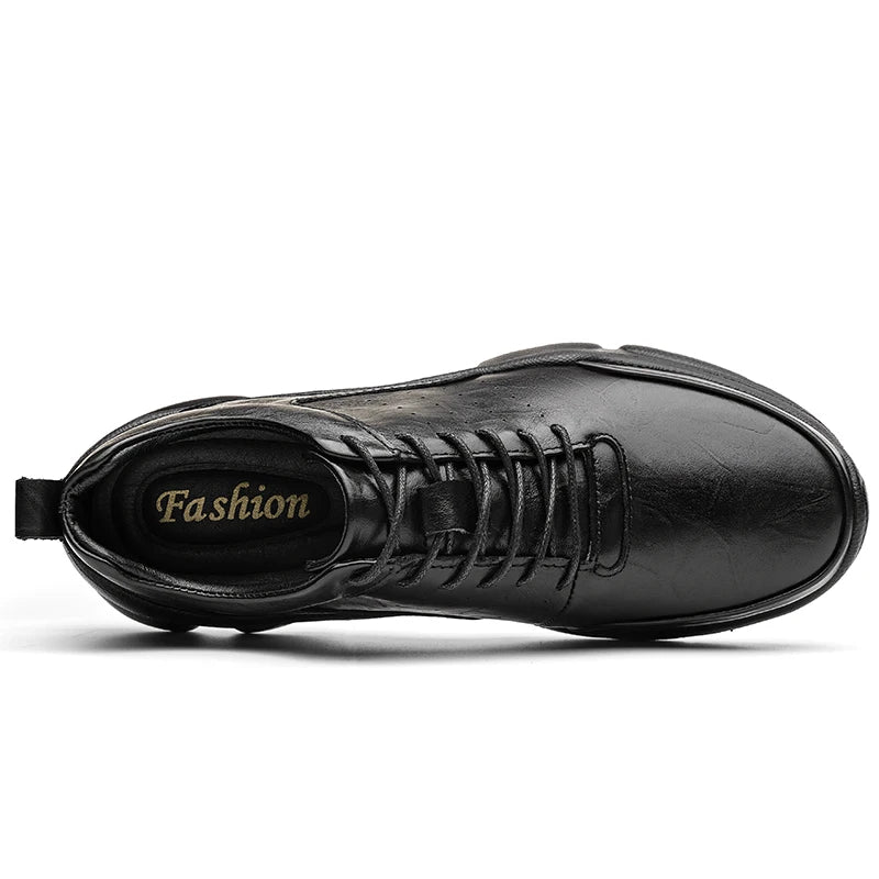 Andria Leather Trainer Shoes