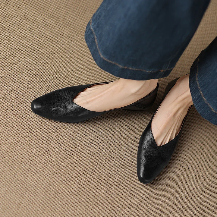 Layla Lowline Leather Flats