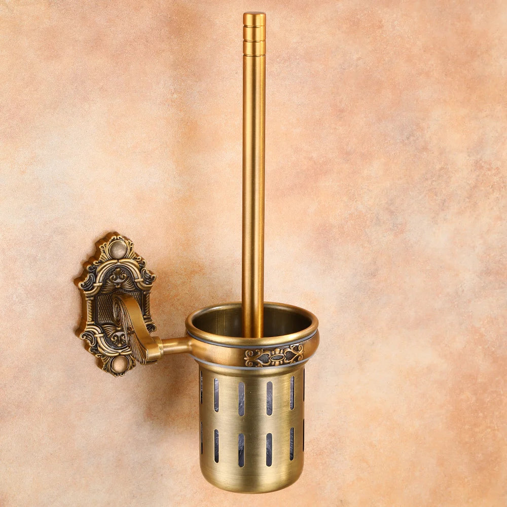 Regency Carved Toilet Brush Holder