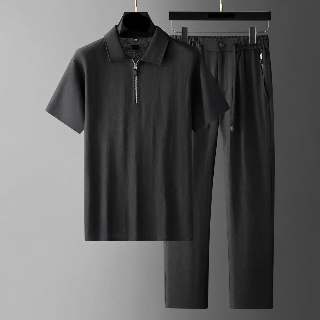 Halden Linen Zip Set