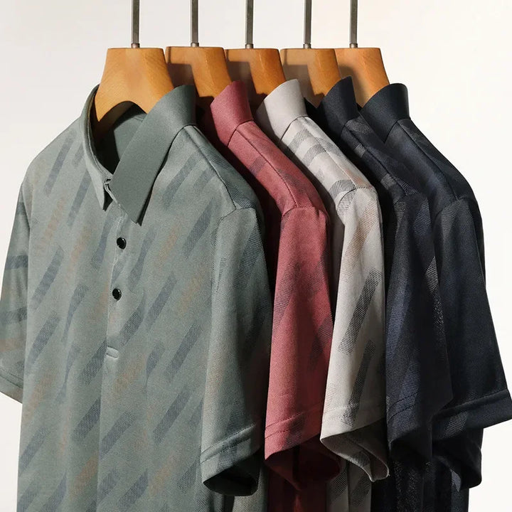 Obliqua Diagonal Stripe Polo