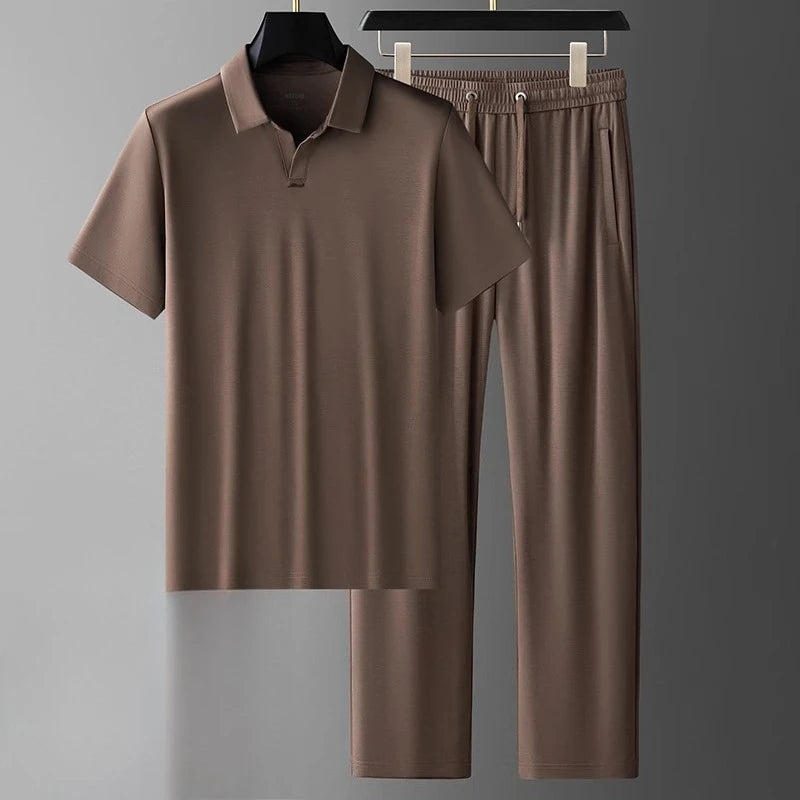 Sorrento Silk Polo Set