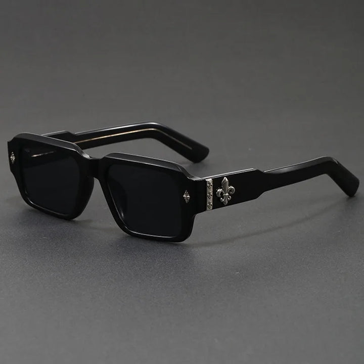 Fleur Crest Square Sunglasses