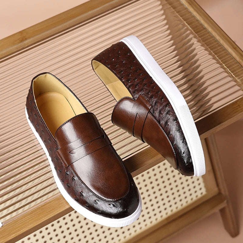 Struzzo Penny Loafers