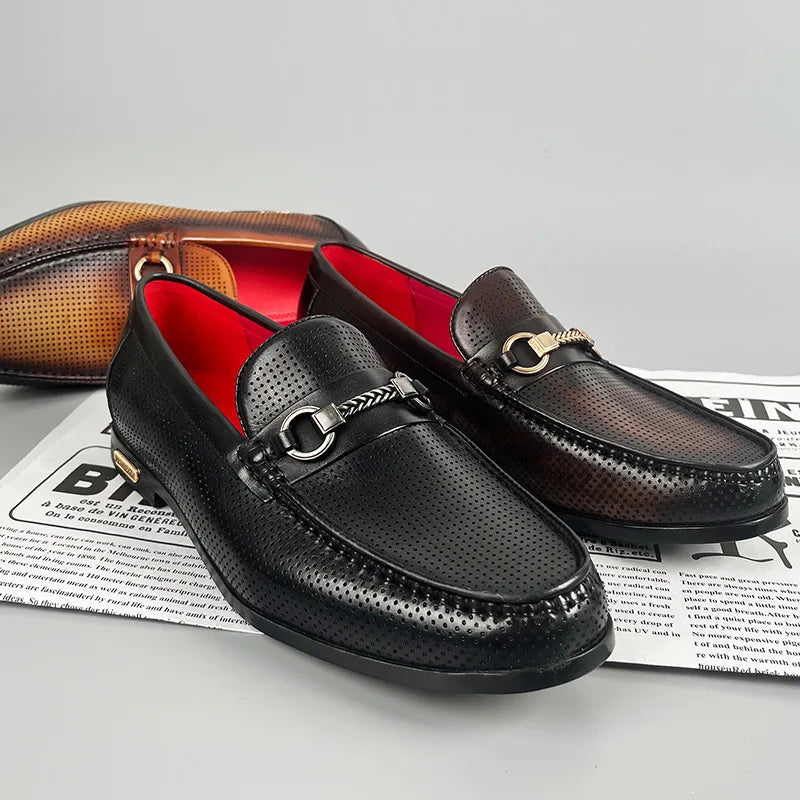 Renzo Leather Loafers