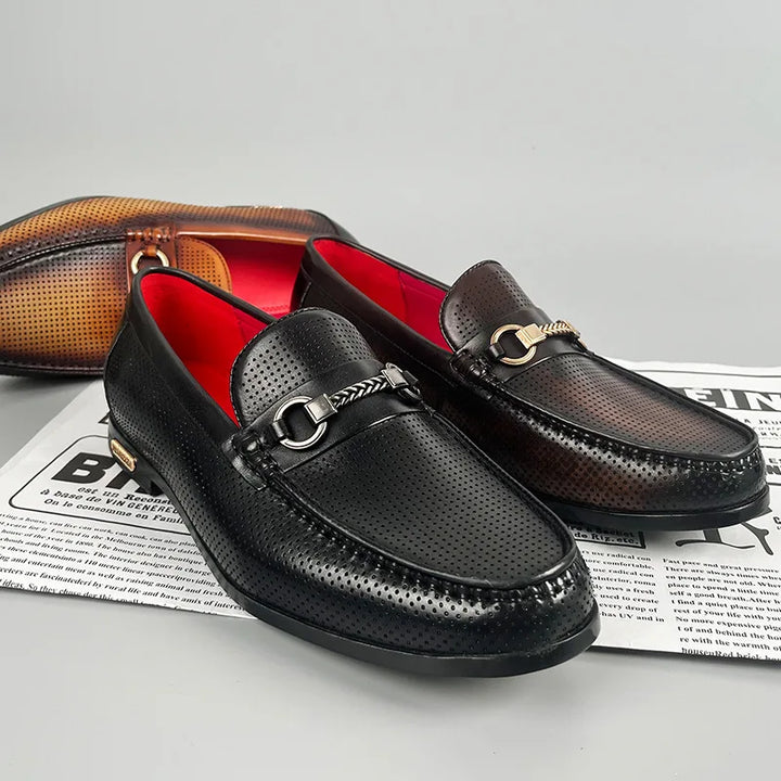 Renzo Leather Loafers