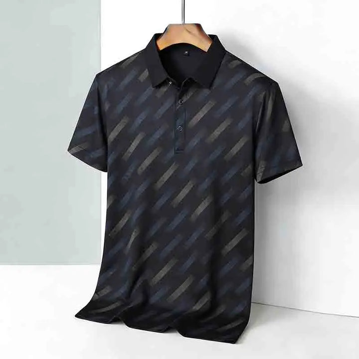Obliqua Diagonal Stripe Polo