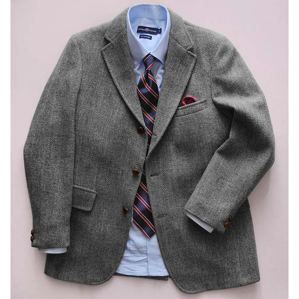 Lisca Herringbone Tweed Blazer