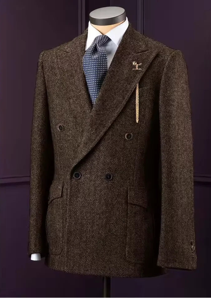 Prescott Herringbone Blazer
