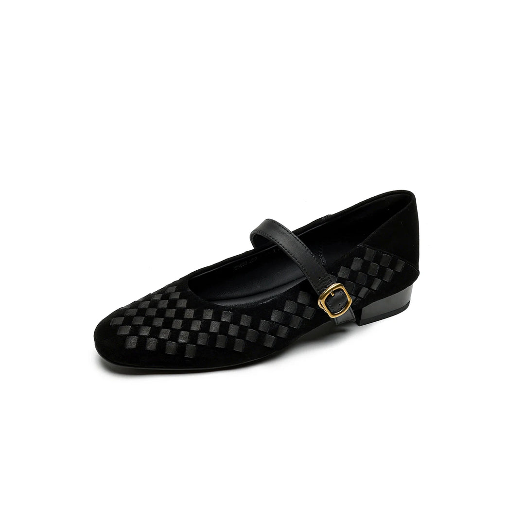 Florentina Woven Leather Pumps