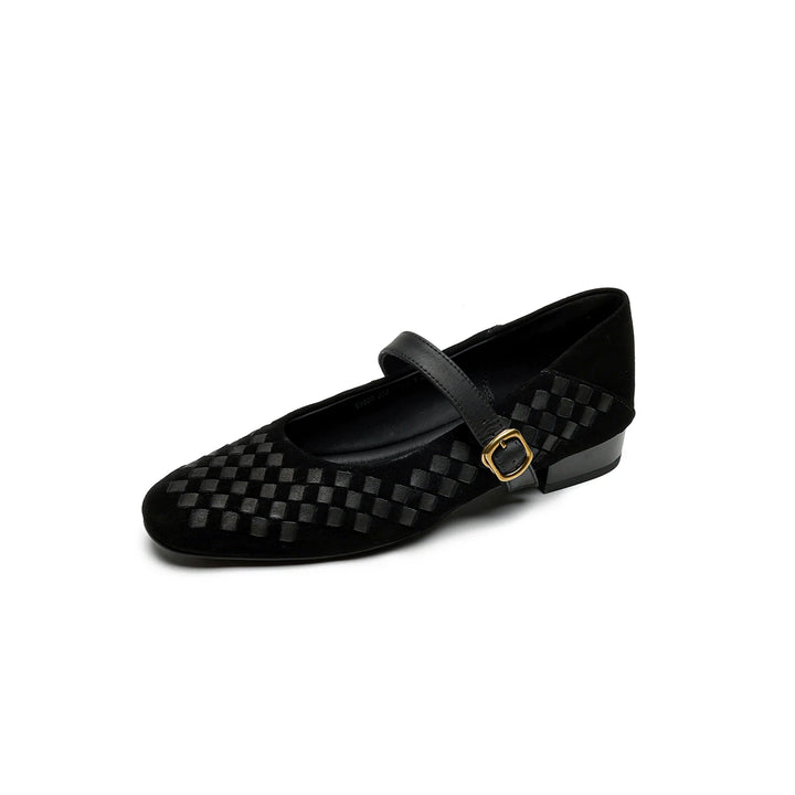 Florentina Woven Leather Pumps