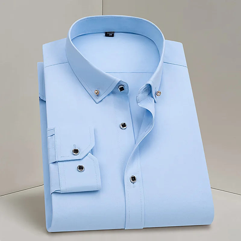 Crystalline Button Dress Shirt