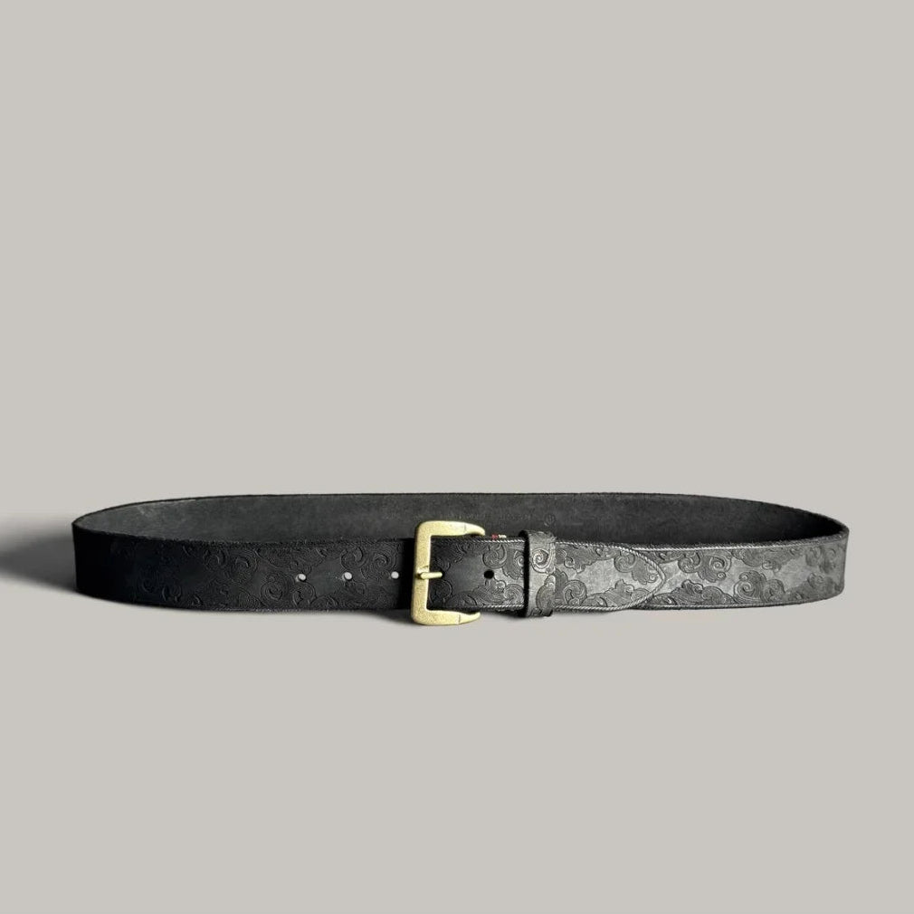 Dakota Carved Leather Belt