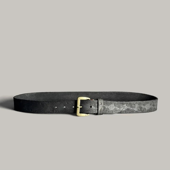 Dakota Carved Leather Belt