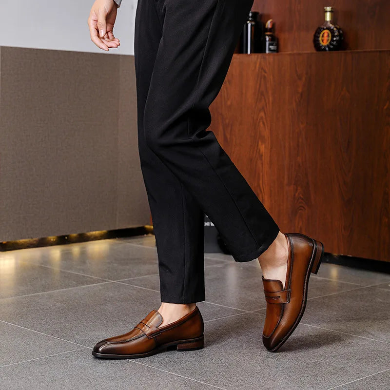 Caruso Leather Loafers