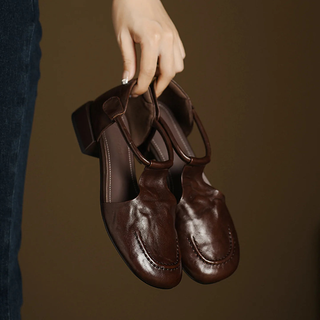 Minerva Leather Sandals