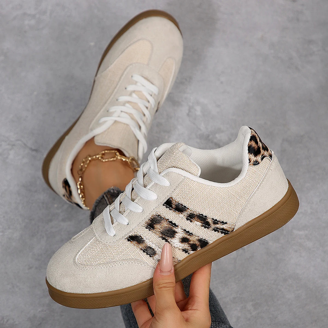 Savana Leopard Stripe Sneakers