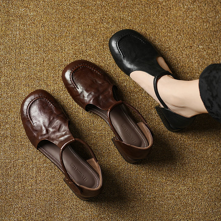 Minerva Leather Sandals