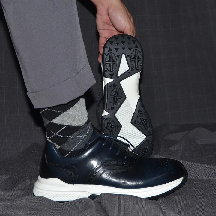Brogato Spiked Leather Shoes