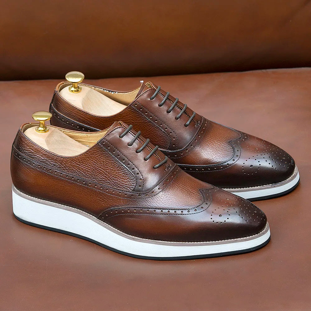 Borghese Wingtip Brogue Sneakers