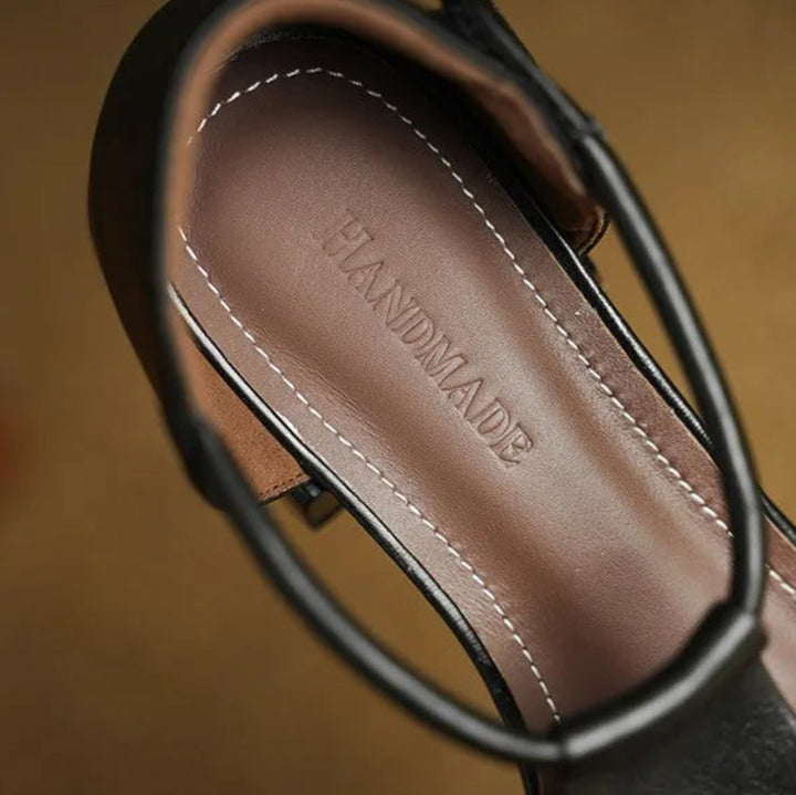 Minerva Leather Sandals