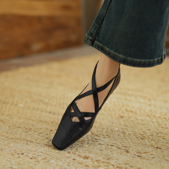 Lucera Leather Flats