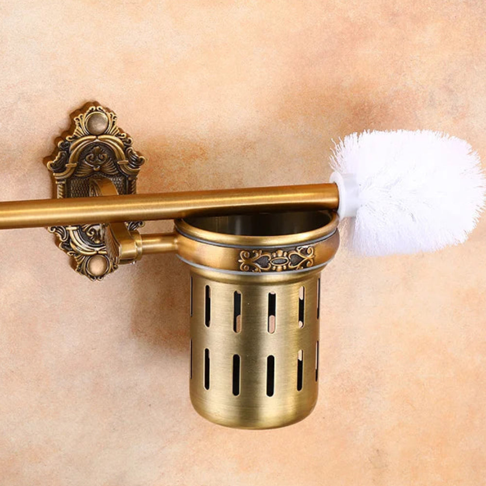Regency Carved Toilet Brush Holder