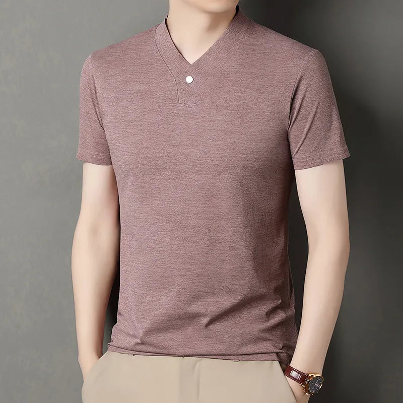 Calder Notch-Neck Tee