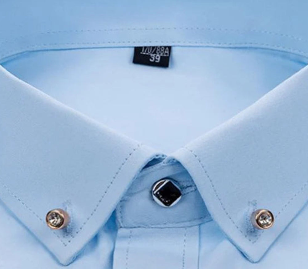 Crystalline Button Dress Shirt