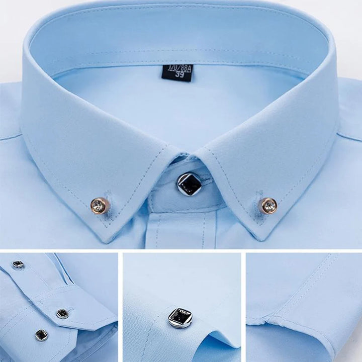 Crystalline Button Dress Shirt