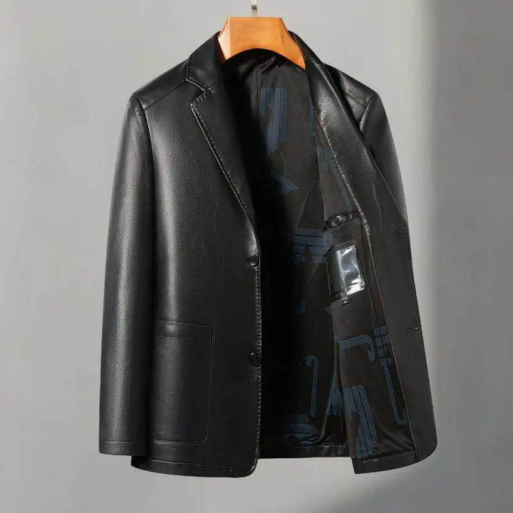 Everett Leather Blazer