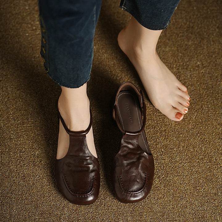 Minerva Leather Sandals