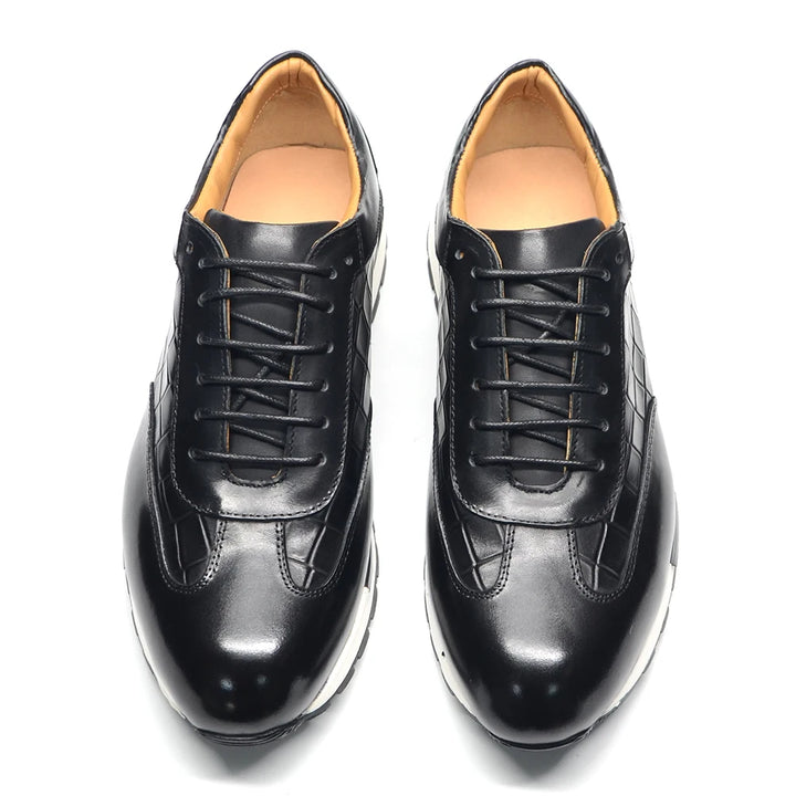 Firenze Grid Leather Oxfords