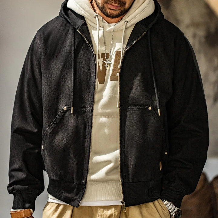 Foundry Hooded Denim Jacket