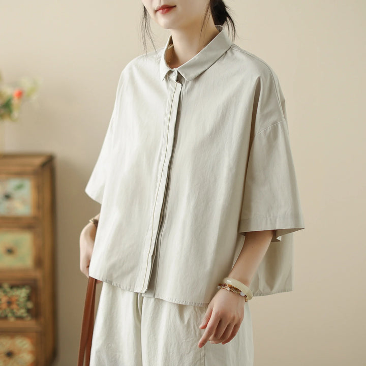 Fiorella Appliqué Camp Shirt