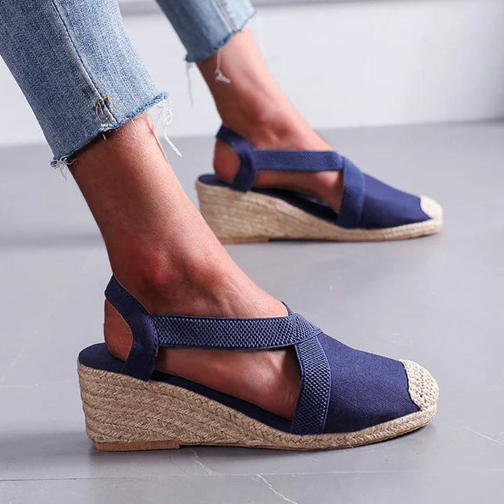 Braided Wedge Sandals
