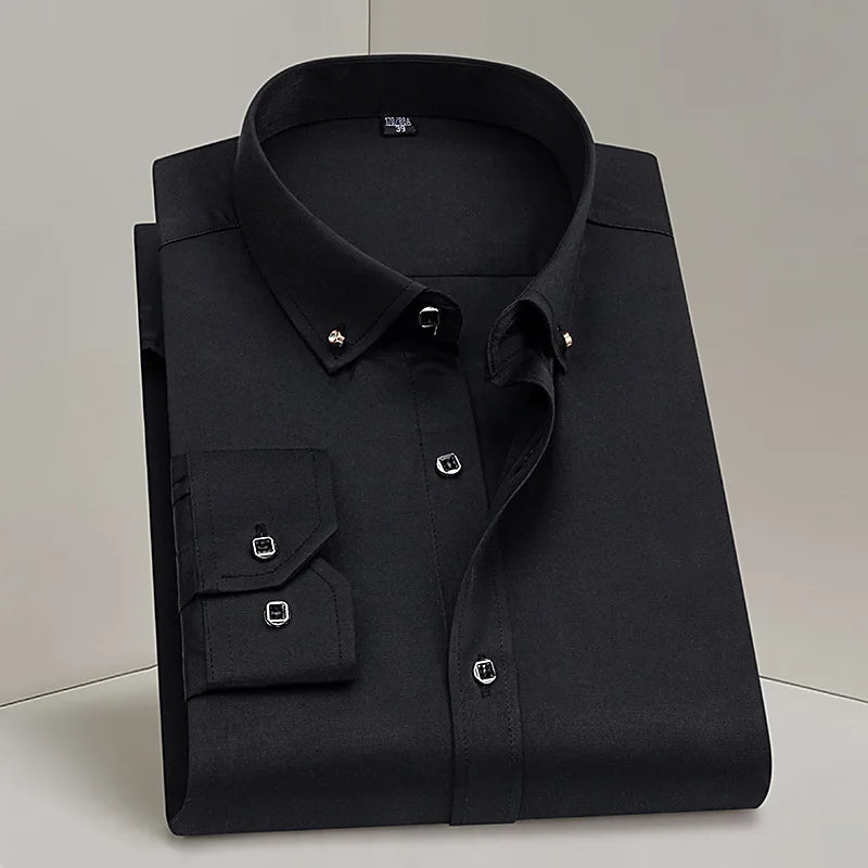 Crystalline Button Dress Shirt