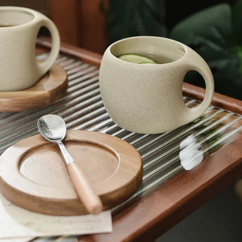 Earthen Ritual Cup & Saucer