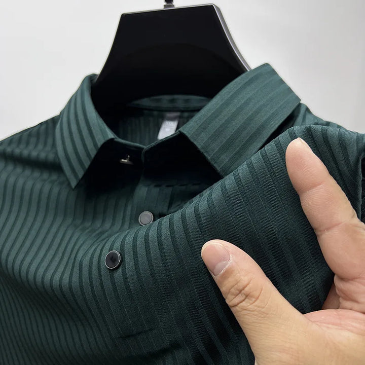Silkflow Stripe Polo
