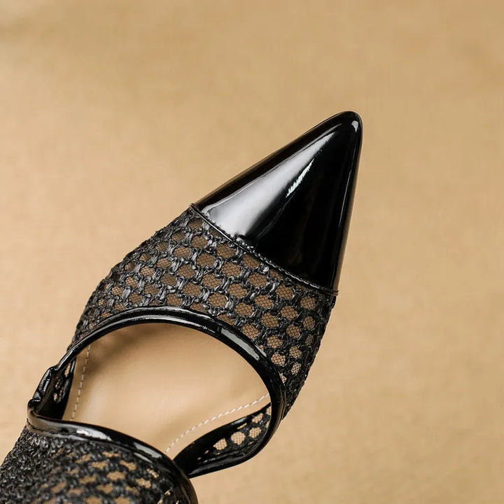 Marquesa Leather Slingbacks